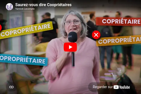 Découvrir comment prononcer Coopriétaires dans une vidéo sur Youtube